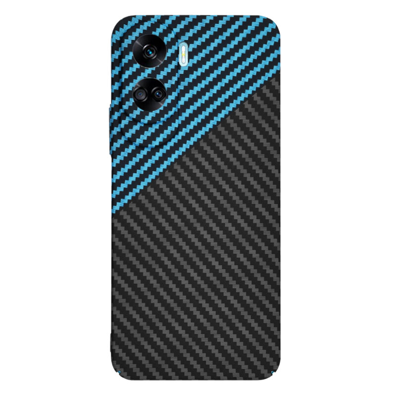 Husa Honor 90 Lite Techsuit Carbonite FiberShell, bleu