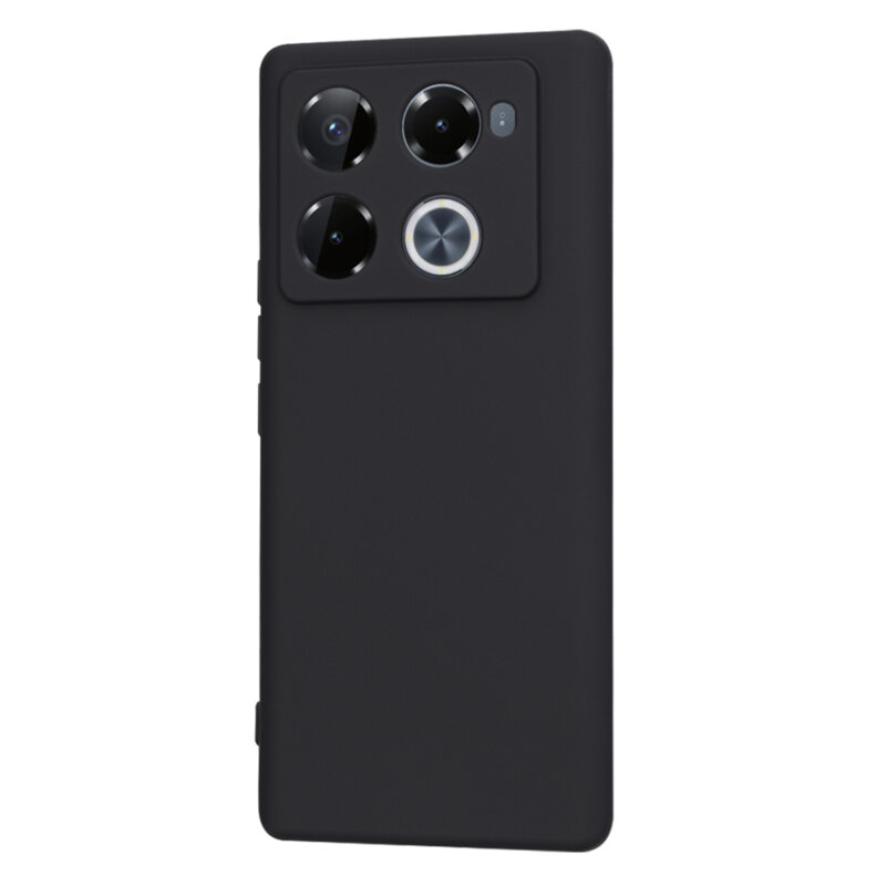 Husa silicon Infinix Note 40 Pro+ Techsuit SoftFlex, negru