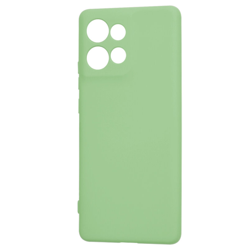 Husa silicon Motorola Edge 50 Techsuit SoftFlex, verde deschis