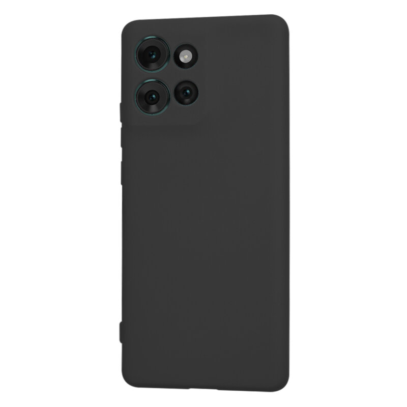Husa silicon Motorola Edge 50 Techsuit SoftFlex, negru