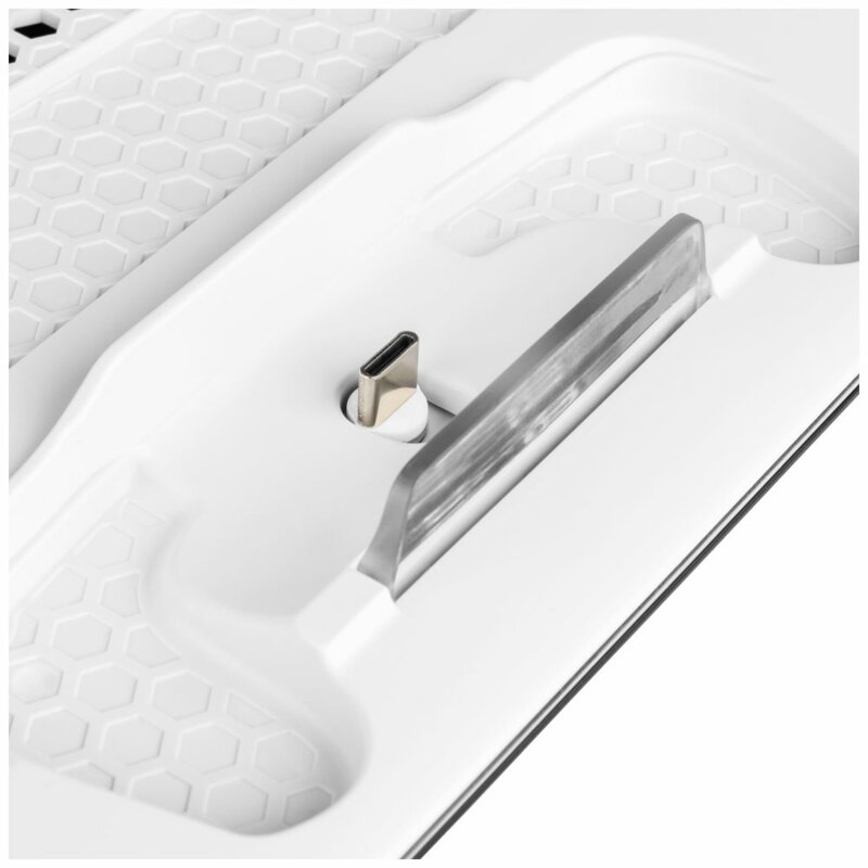 Statie racire PS5 Slim, incarcare controller Fixed, FIXPS5S-MCS-BW