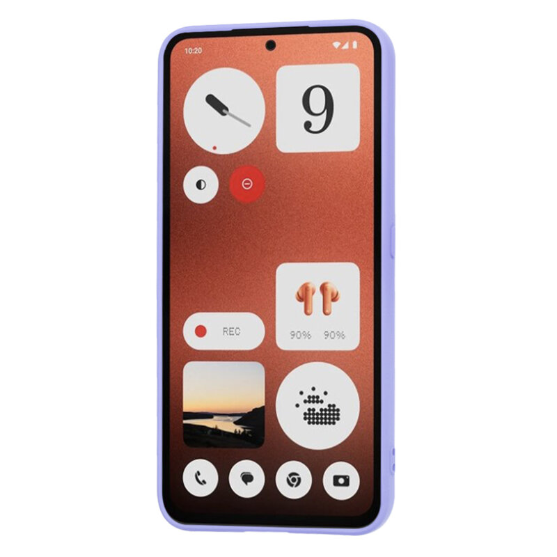 Husa silicon Nothing CMF Phone 1 Techsuit SoftFlex, violet