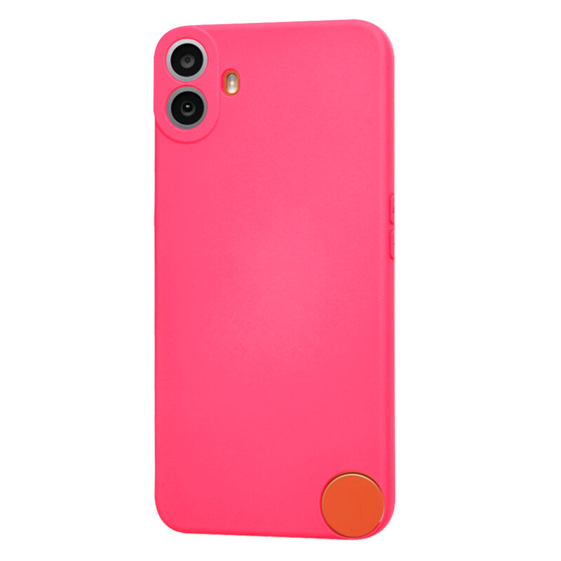 Husa silicon Nothing CMF Phone 1 Techsuit SoftFlex, fucsia