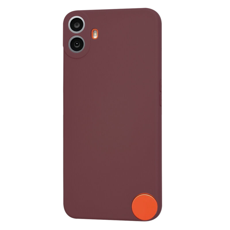 Husa silicon Nothing CMF Phone 1 Techsuit SoftFlex, bordo