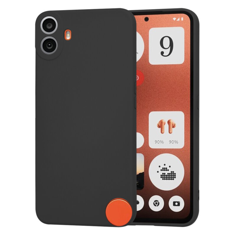 Husa silicon Nothing CMF Phone 1 Techsuit SoftFlex, negru