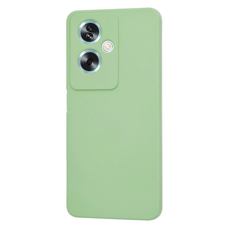 Husa silicon Oppo A79 5G Techsuit SoftFlex, verde deschis