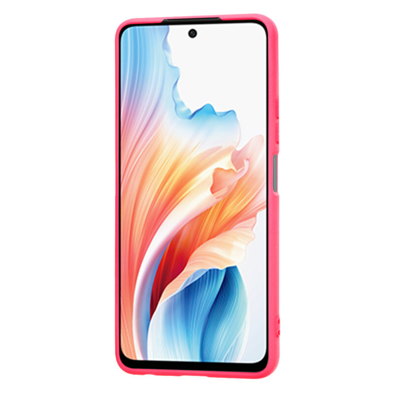 Husa silicon Oppo A79 5G Techsuit SoftFlex, fucsia