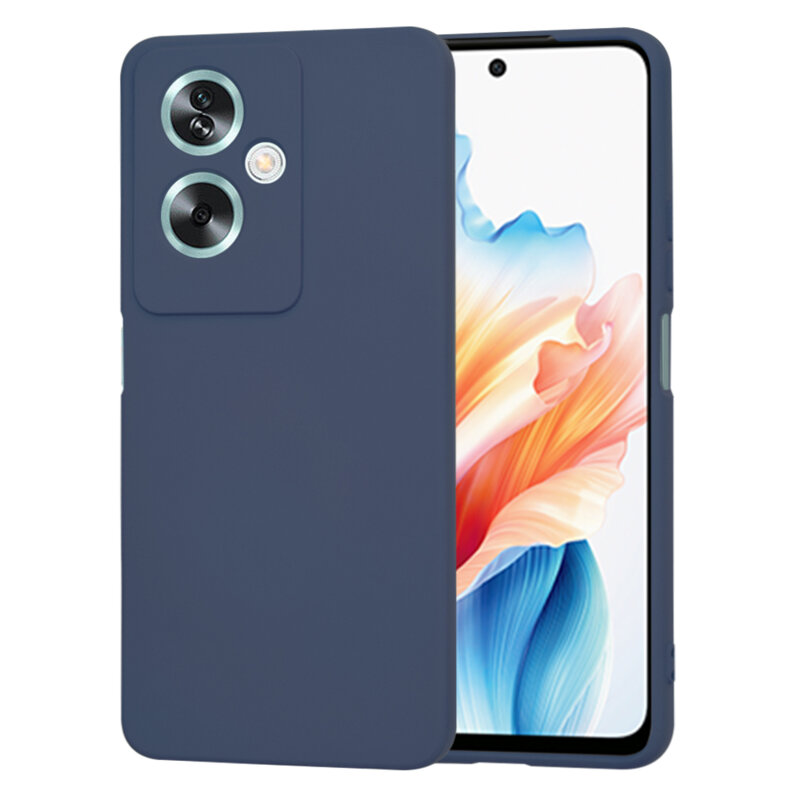 Husa silicon OnePlus Nord N30 SE Techsuit SoftFlex, bleumarin