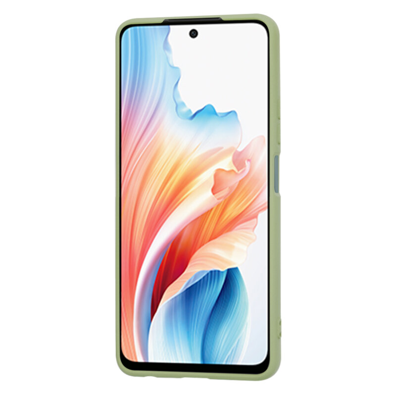 Husa silicon Oppo A79 5G Techsuit SoftFlex, verde