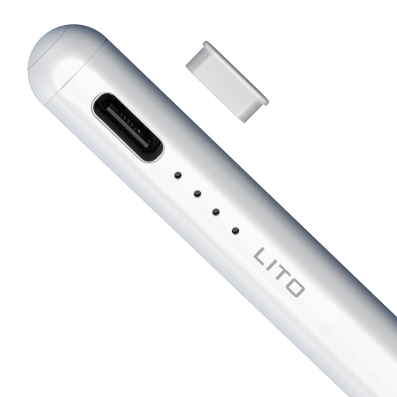 Stylus pen pentru iPad, 90mAh Lito, alb, K1