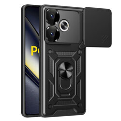 Husa Xiaomi Poco F6 protectie camera Techsuit CamShield Series, negru