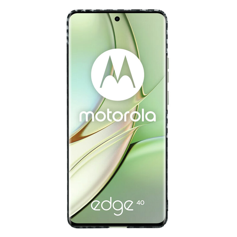 Husa Motorola Edge 40 Techsuit Carbonite FiberShell, gri
