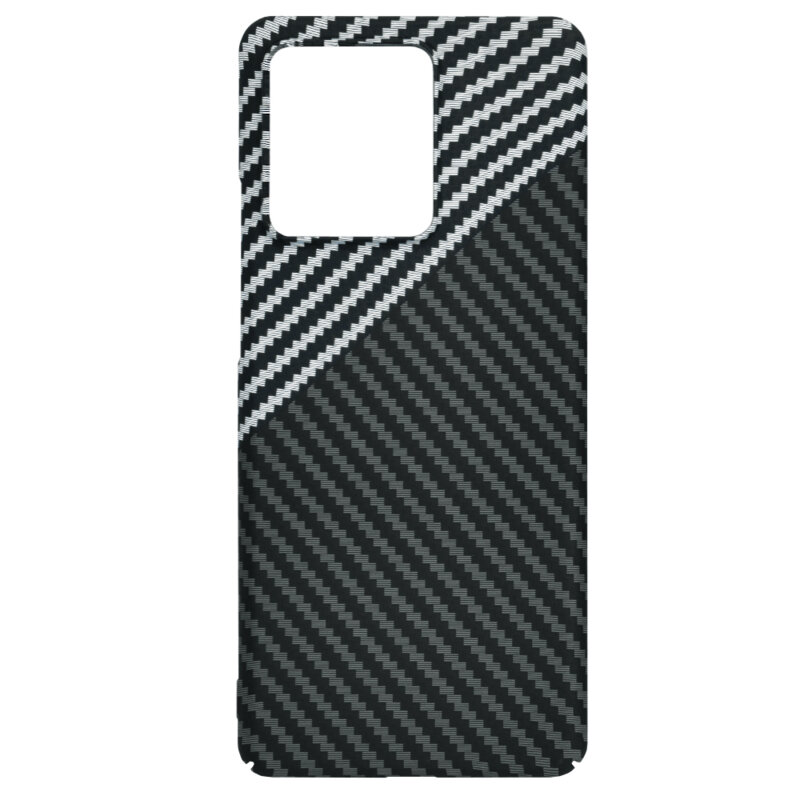 Husa Motorola Edge (2023) Techsuit Carbonite FiberShell, gri