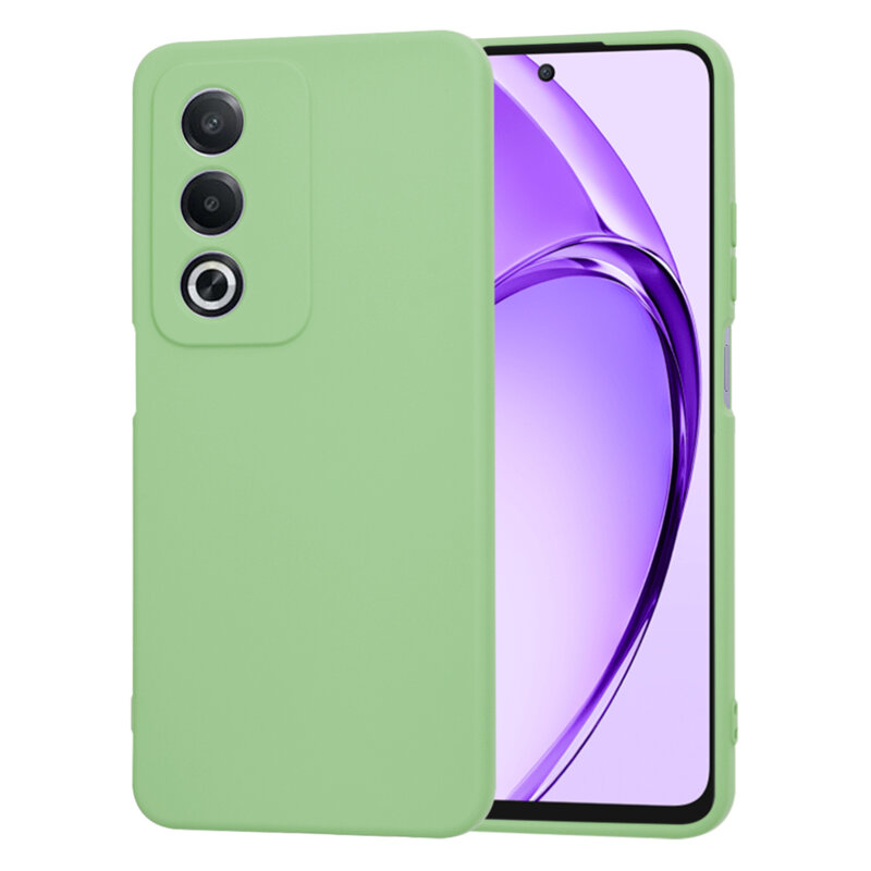Husa silicon Oppo A80 5G Techsuit SoftFlex, verde deschis