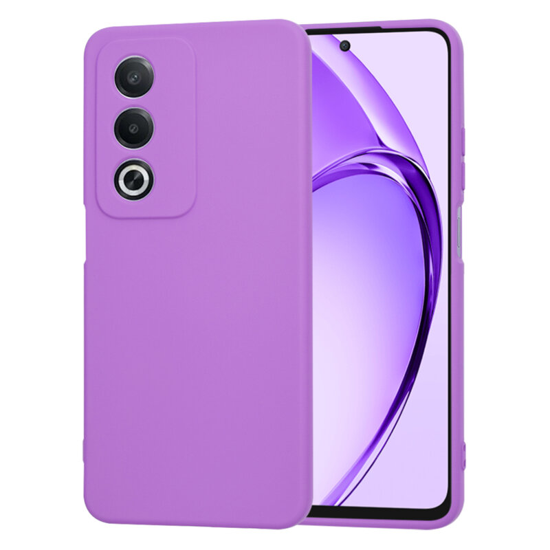 Husa silicon Oppo A80 5G Techsuit SoftFlex, mov