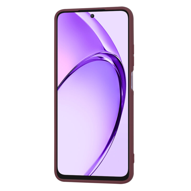 Husa silicon Oppo A80 5G Techsuit SoftFlex, bordo