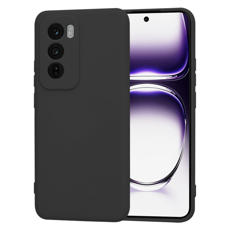 Husa silicon Oppo Reno12 Techsuit SoftFlex, negru