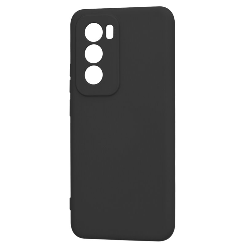 Husa silicon Oppo Reno12 Techsuit SoftFlex, negru