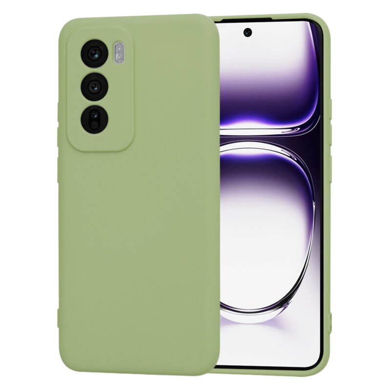 Husa silicon Oppo Reno12 Techsuit SoftFlex, verde