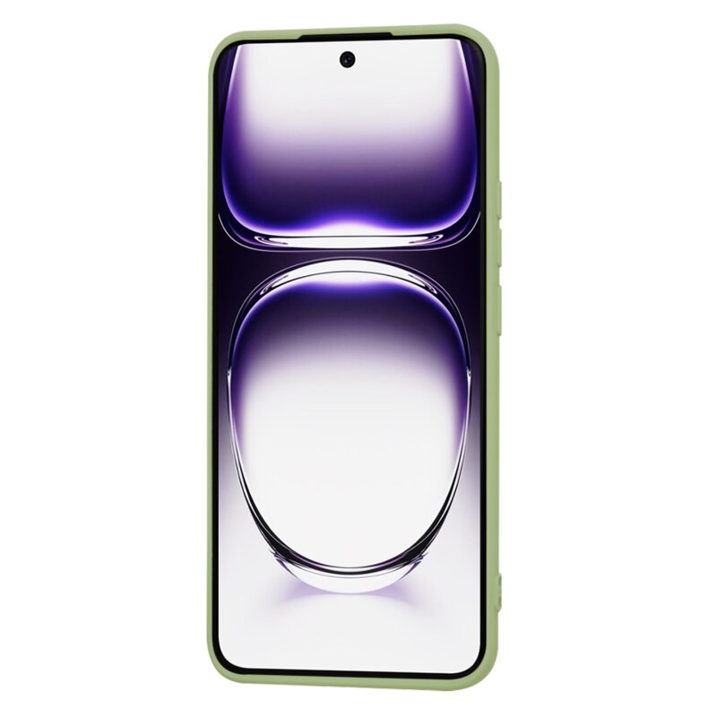 Husa silicon Oppo Reno12 Techsuit SoftFlex, verde