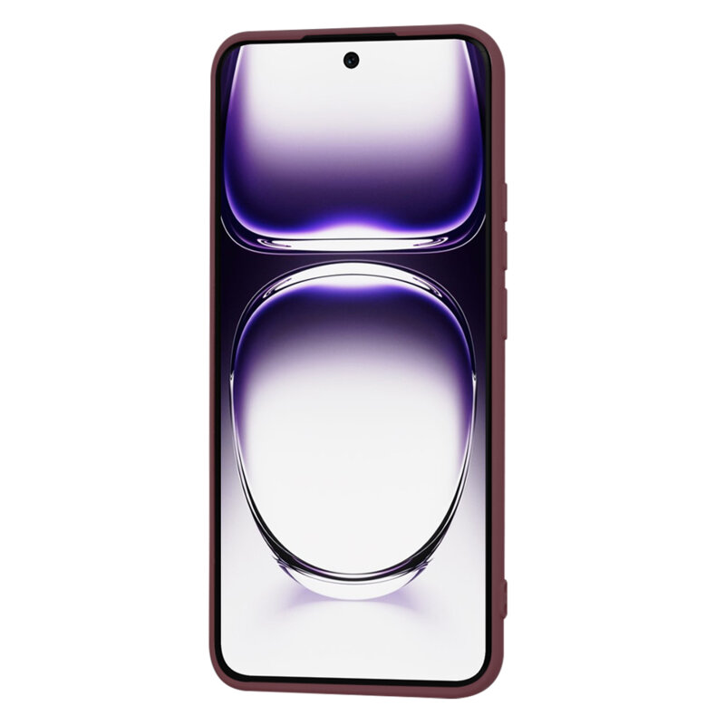 Husa silicon Oppo Reno12 Techsuit SoftFlex, bordo