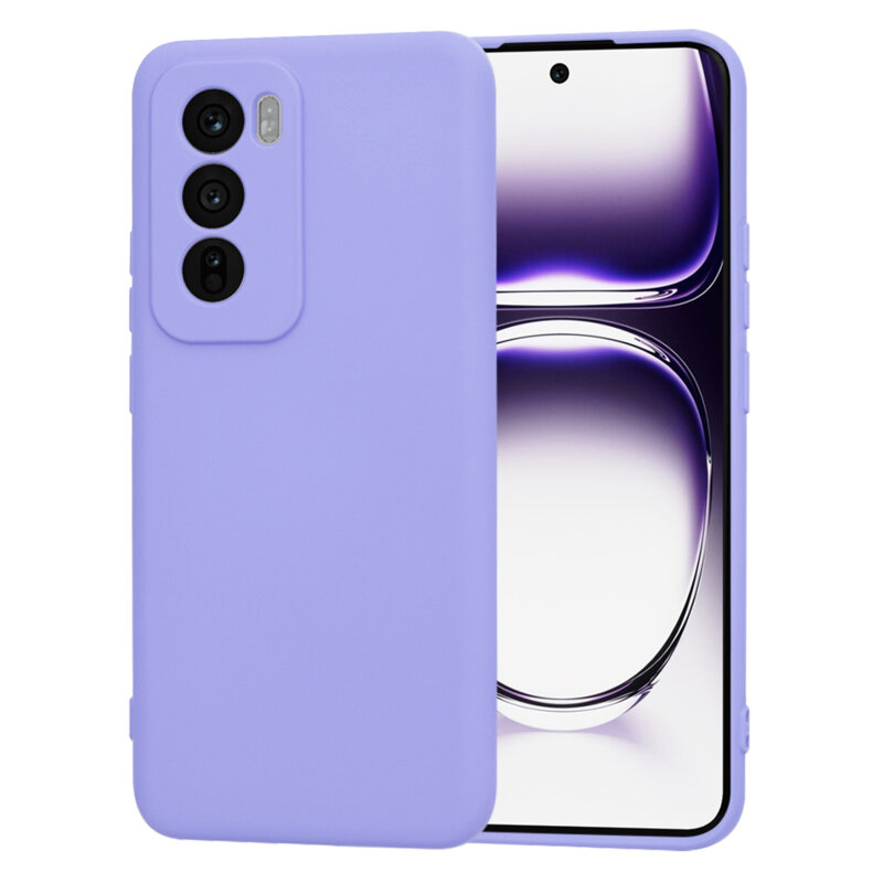 Husa silicon Oppo Reno12 Techsuit SoftFlex, violet