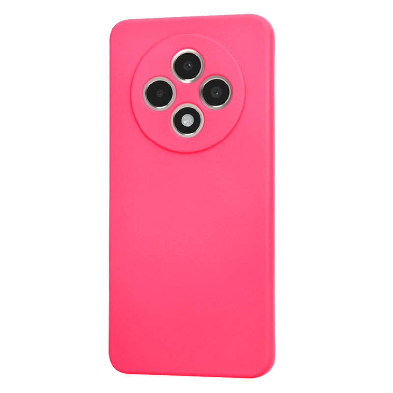 Husa silicon Oppo Reno12 F 5G Techsuit SoftFlex, fucsia