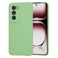 Husa silicon Oppo Reno12 Pro Techsuit SoftFlex, verde deschis