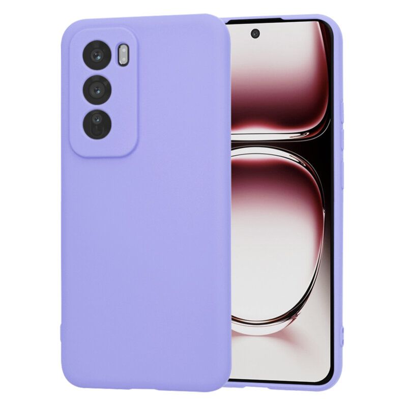 Husa silicon Oppo Reno12 Pro Techsuit SoftFlex, violet