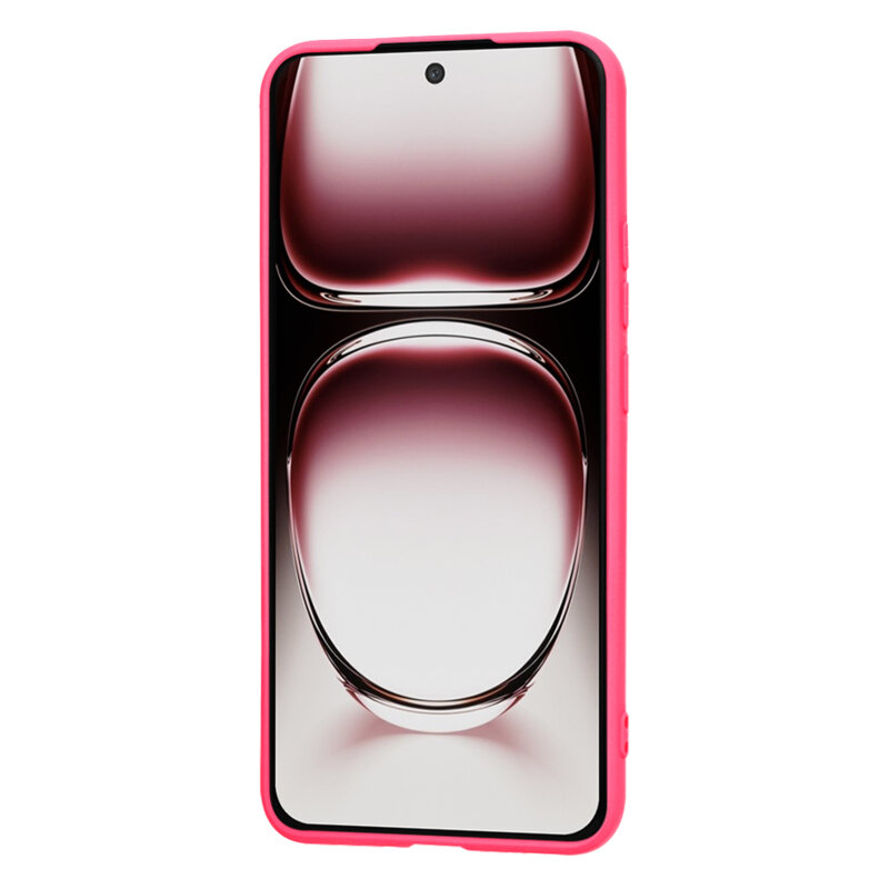 Husa silicon Oppo Reno12 Pro Techsuit SoftFlex, fucsia