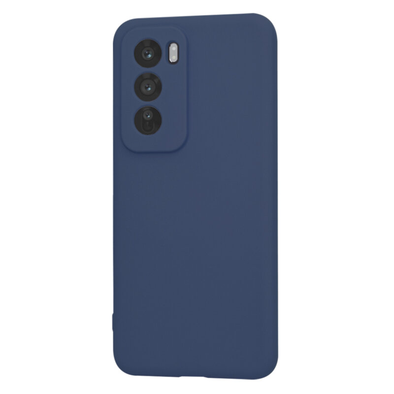 Husa silicon Oppo Reno12 Pro Techsuit SoftFlex, bleumarin