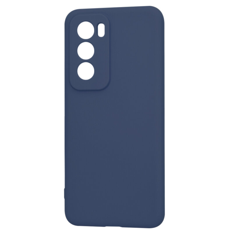 Husa silicon Oppo Reno12 Pro Techsuit SoftFlex, bleumarin