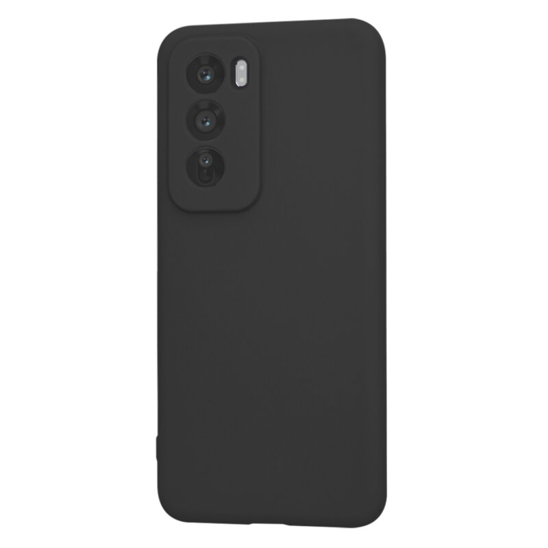 Husa silicon Oppo Reno12 Pro Techsuit SoftFlex, negru