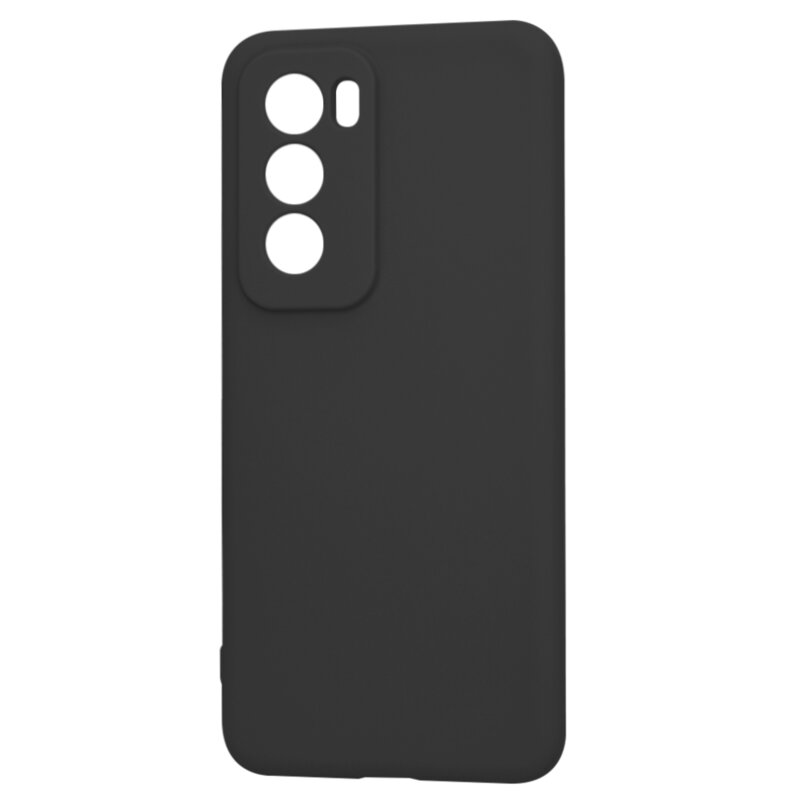 Husa silicon Oppo Reno12 Pro Techsuit SoftFlex, negru