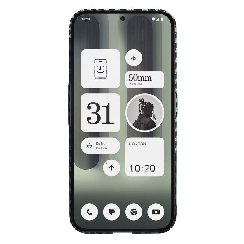 Husa Nothing Phone (2a) Plus Techsuit Carbonite FiberShell, gri
