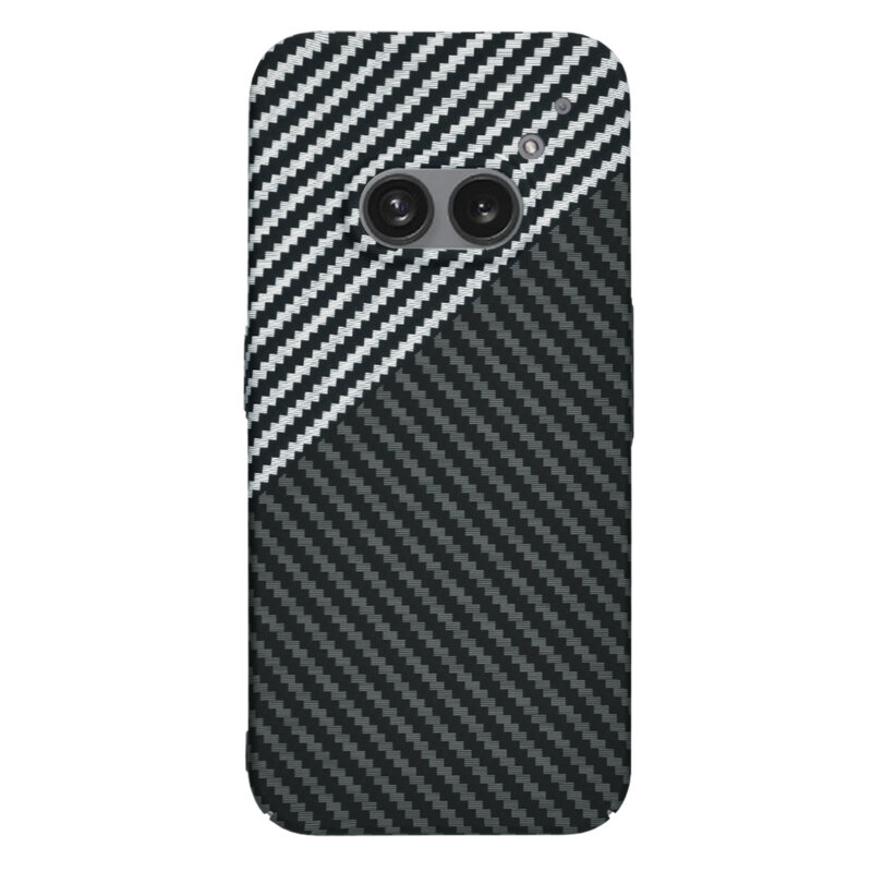 Husa Nothing Phone (2a) Plus Techsuit Carbonite FiberShell, gri