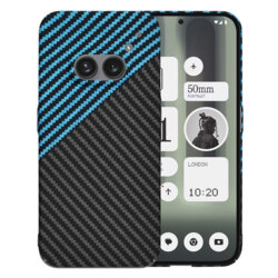 Husa Nothing Phone (2a) Plus Techsuit Carbonite FiberShell, bleu