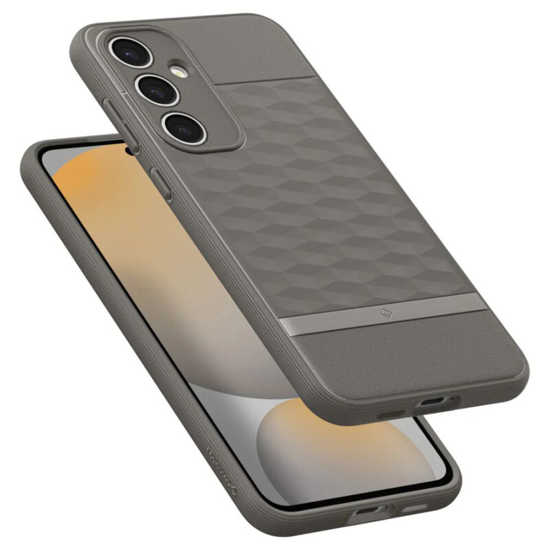 Husa Samsung Galaxy S24 FE Spigen Caseology Parallax, gri