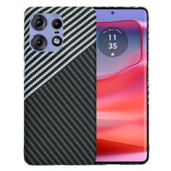 Husa Motorola Edge 50 Pro Techsuit Carbonite FiberShell, gri