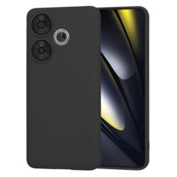 Husa silicon Xiaomi Poco F6 Techsuit SoftFlex, negru