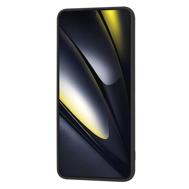 Husa silicon Xiaomi Poco F6 Techsuit SoftFlex, negru