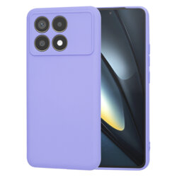 Husa silicon Xiaomi Poco F6 Pro Techsuit SoftFlex, violet