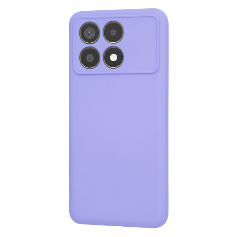 Husa silicon Xiaomi Poco F6 Pro Techsuit SoftFlex, violet