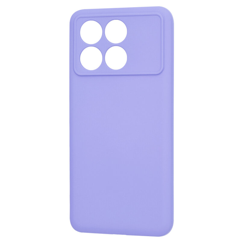 Husa silicon Xiaomi Poco F6 Pro Techsuit SoftFlex, violet
