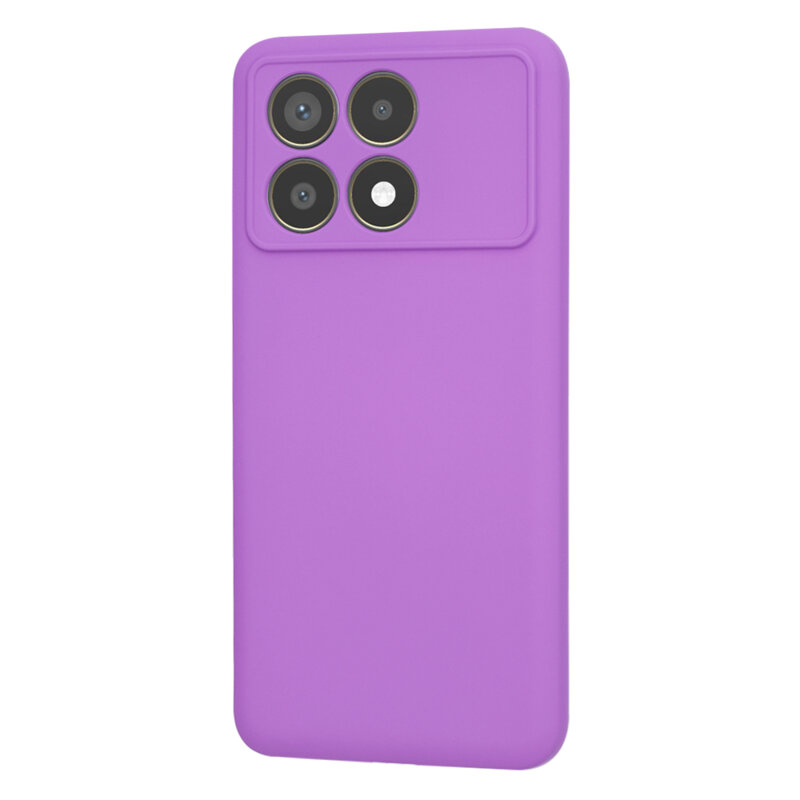 Husa silicon Xiaomi Poco F6 Pro Techsuit SoftFlex, mov