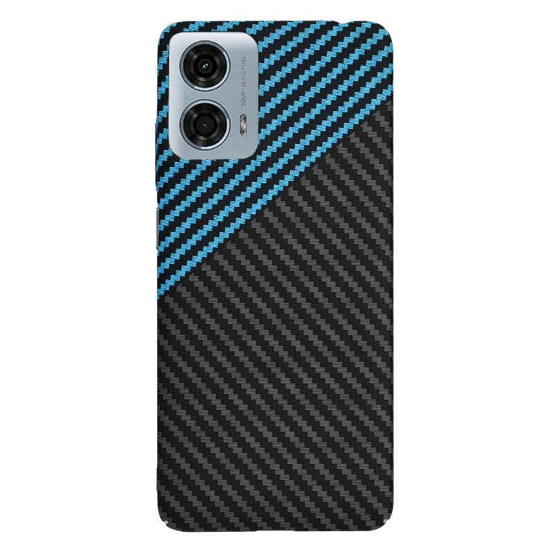 Husa Motorola Moto G24 Power Techsuit Carbonite FiberShell, bleu