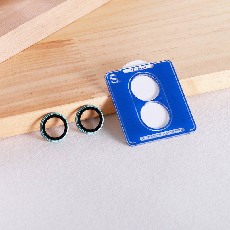 Folie sticla iPhone 16 Camera Protector Lito S+, teal