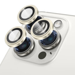 Folie sticla iPhone 14 Pro Max Lito S+ Camera Protector, auriu
