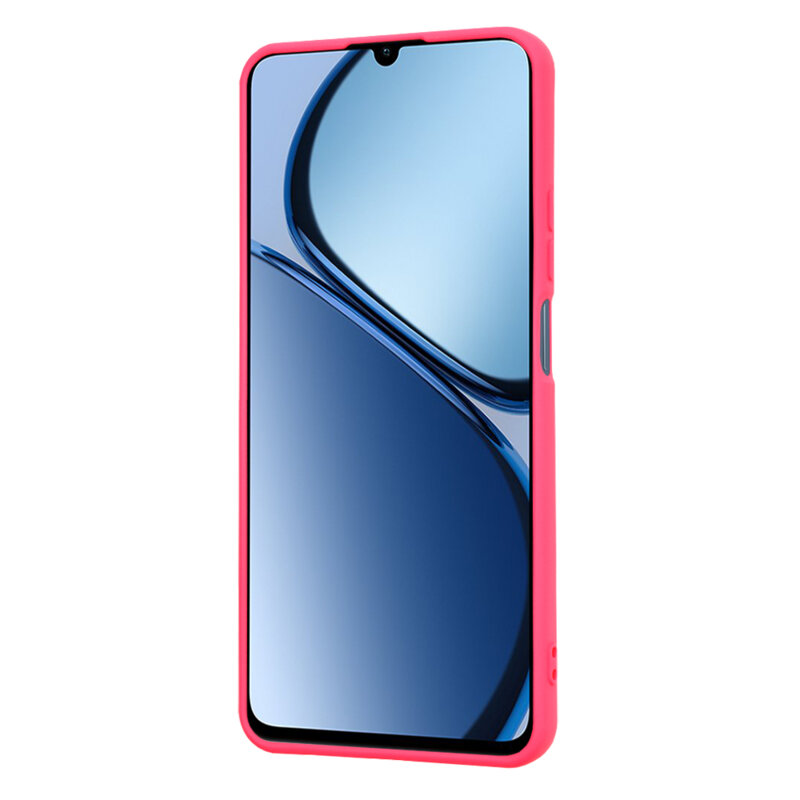 Husa silicon Realme C63 Techsuit SoftFlex, fucsia