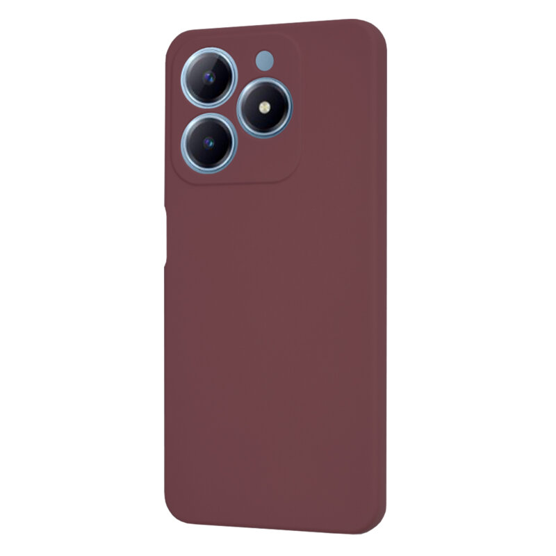 Husa silicon Realme C63 Techsuit SoftFlex, bordo